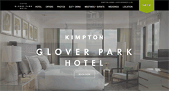 Desktop Screenshot of gloverparkhotel.com